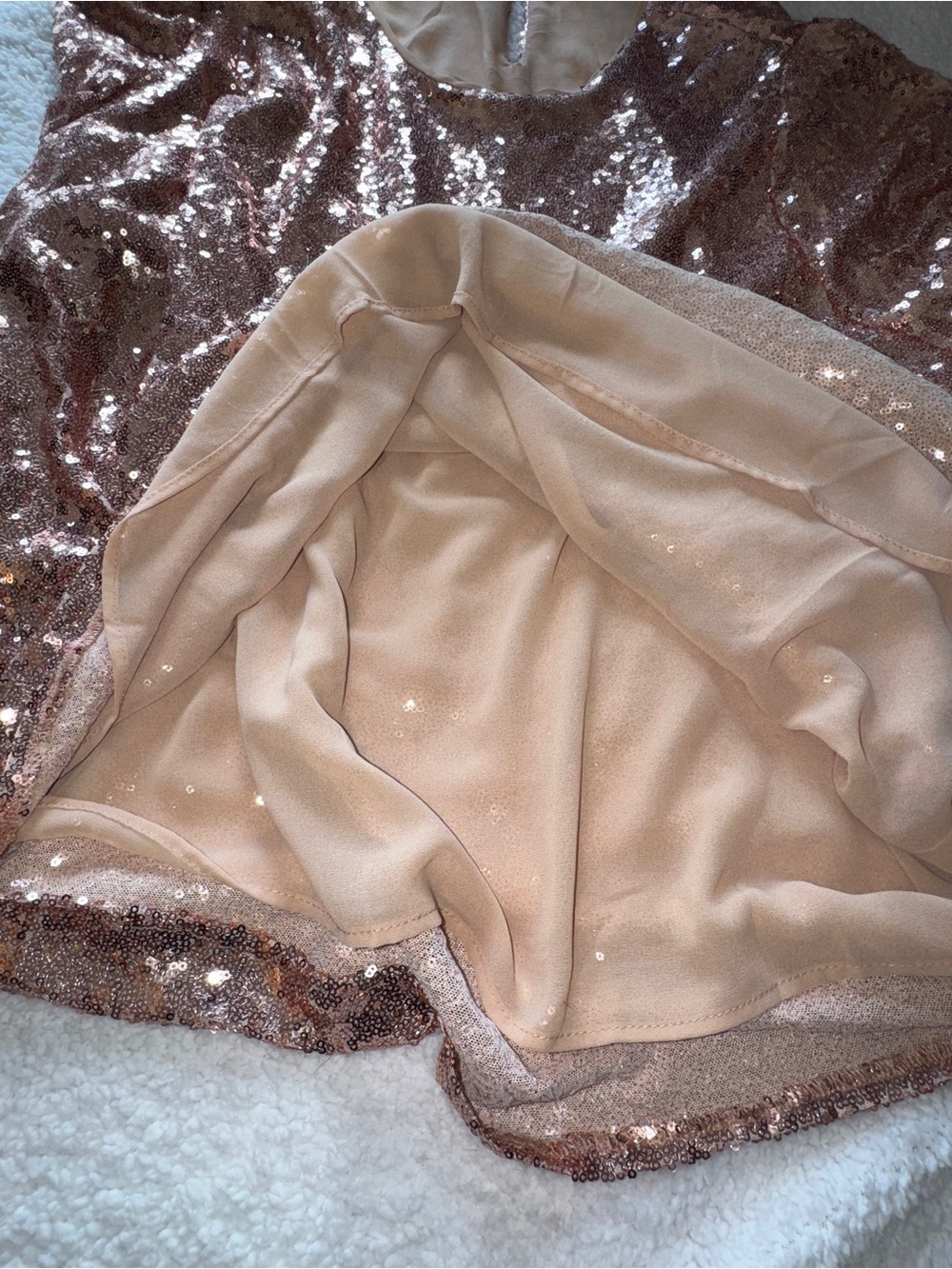 TORRID Abbey Sequin Top, Beige Champagne Color, Party Or Special Occasion, 5 5X - Picture 16 of 16